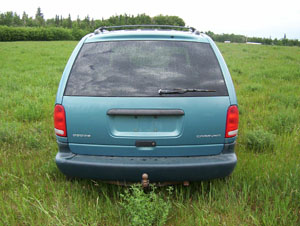 back of van
